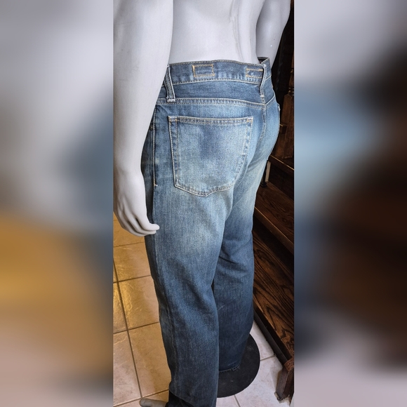 Sixty Brand Men's Straight Jeans - Stylish Blue - Picture 9 of 10